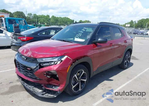2022 Chevrolet Trailblazer Fwd Rs из США, поврежденный, VIN KL79MTSL9NB031888